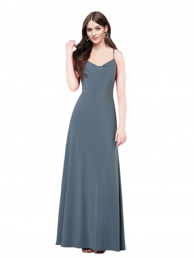 Online Sleeveless V-Neck Low Back Spandex A-Line Prom Dress Canada